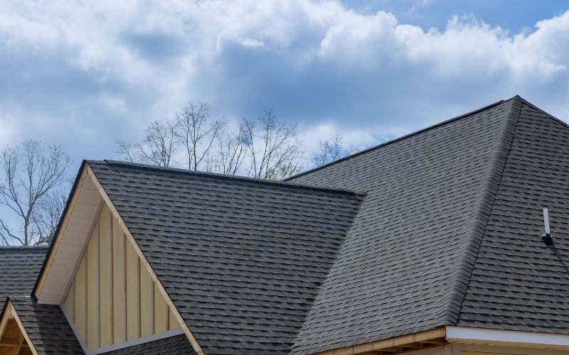 New architectural shingle roof