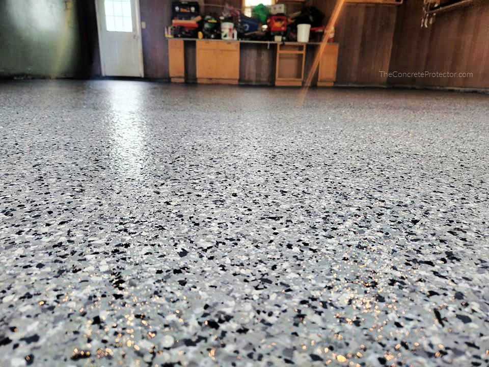 Epoxy Flake Garage Floor- American Dynamic Coatings- Celina,